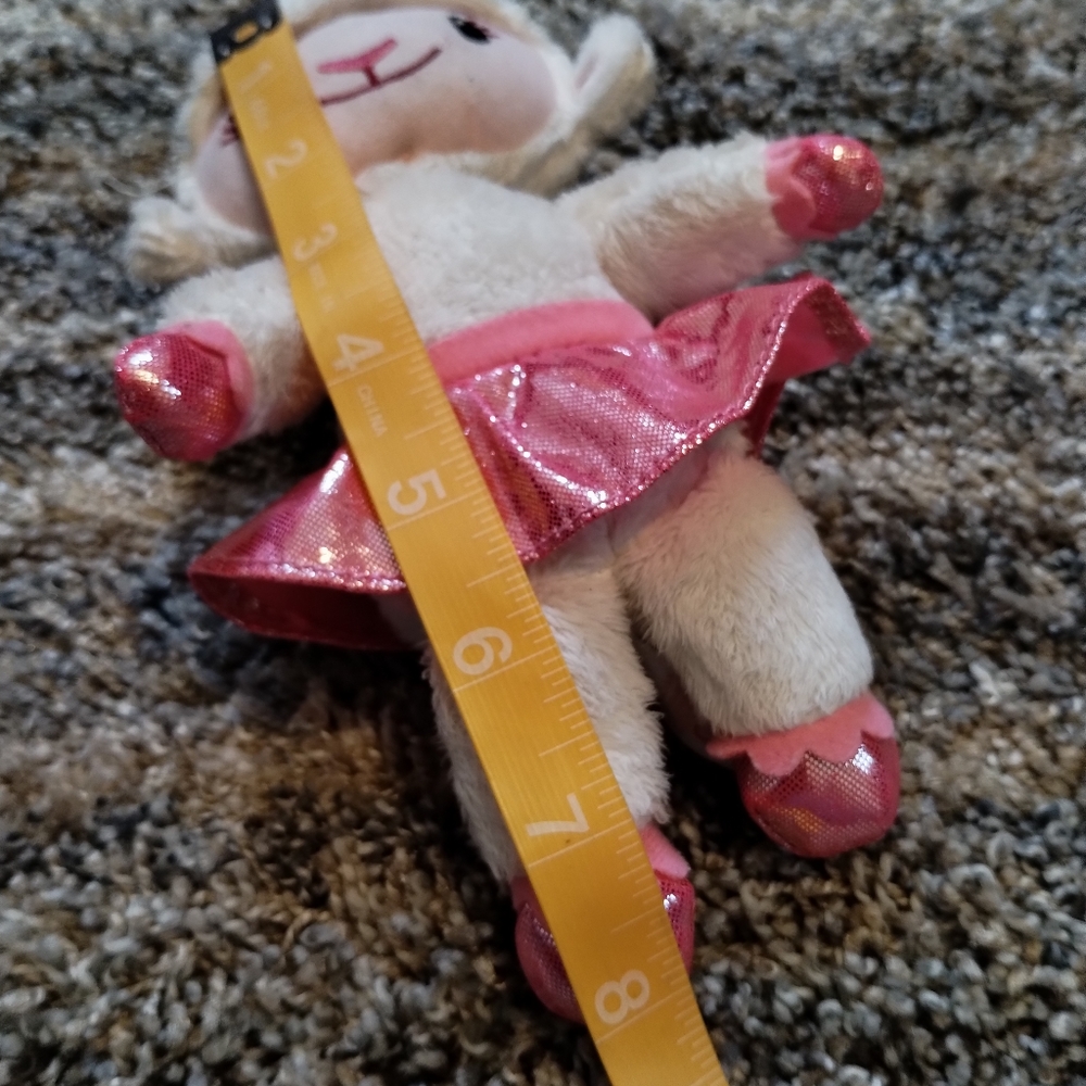 ✓Ty Beanie Babies Disney Doc McStuffins 8" LAMBIE Beanbag Plush Stuffed Toy - Picture 15 of 16